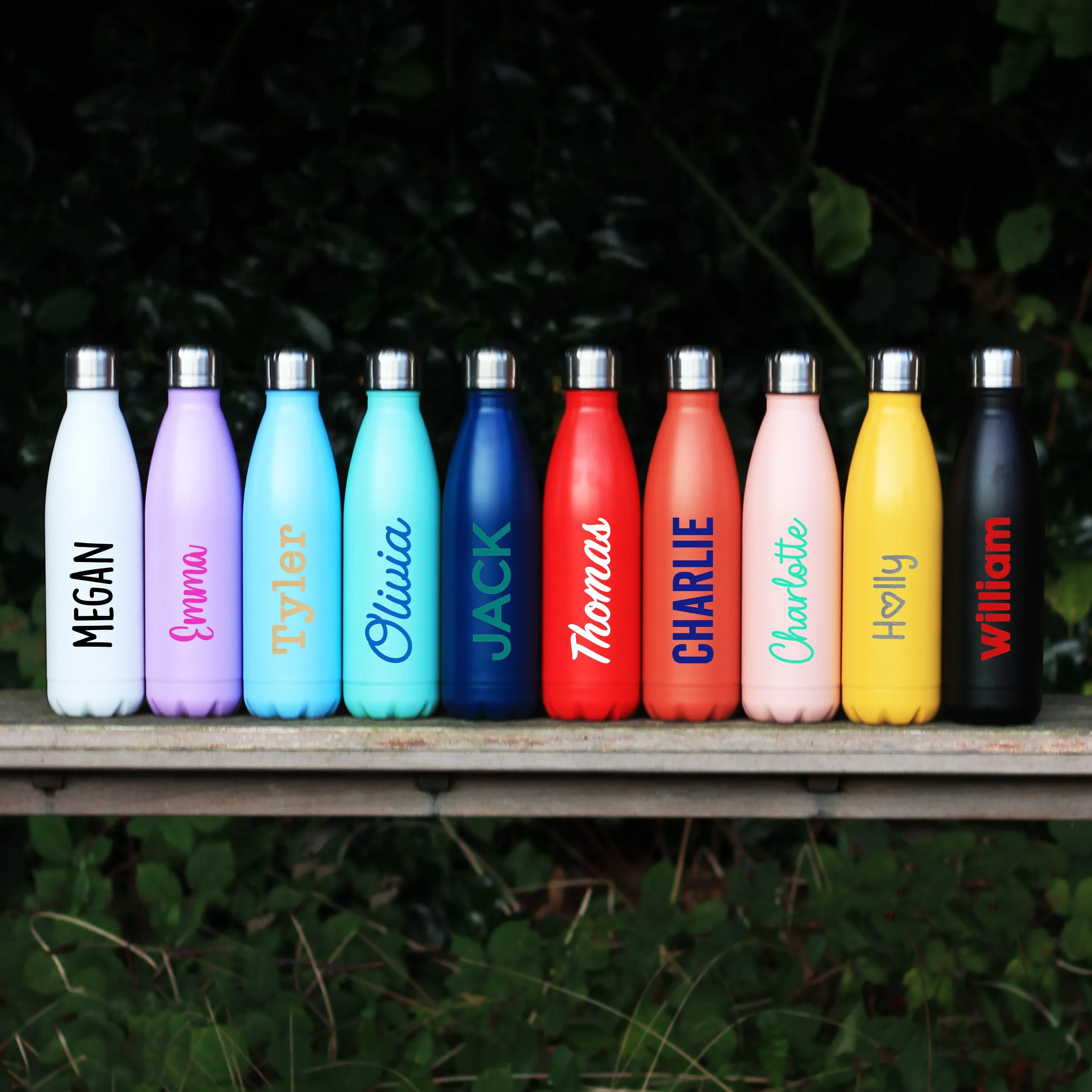 Personalised Unisex 500ml Insulated Stainless Steel Bottle