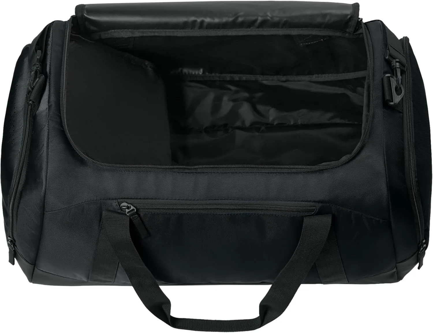 Personalized Large Sports Duffel Gym Bag for Women with Shoe Compartment, Durable Duffle Bag for Travel and Fitness, Spacious Storage, Adjustable Strap (Custom Upload, Black)