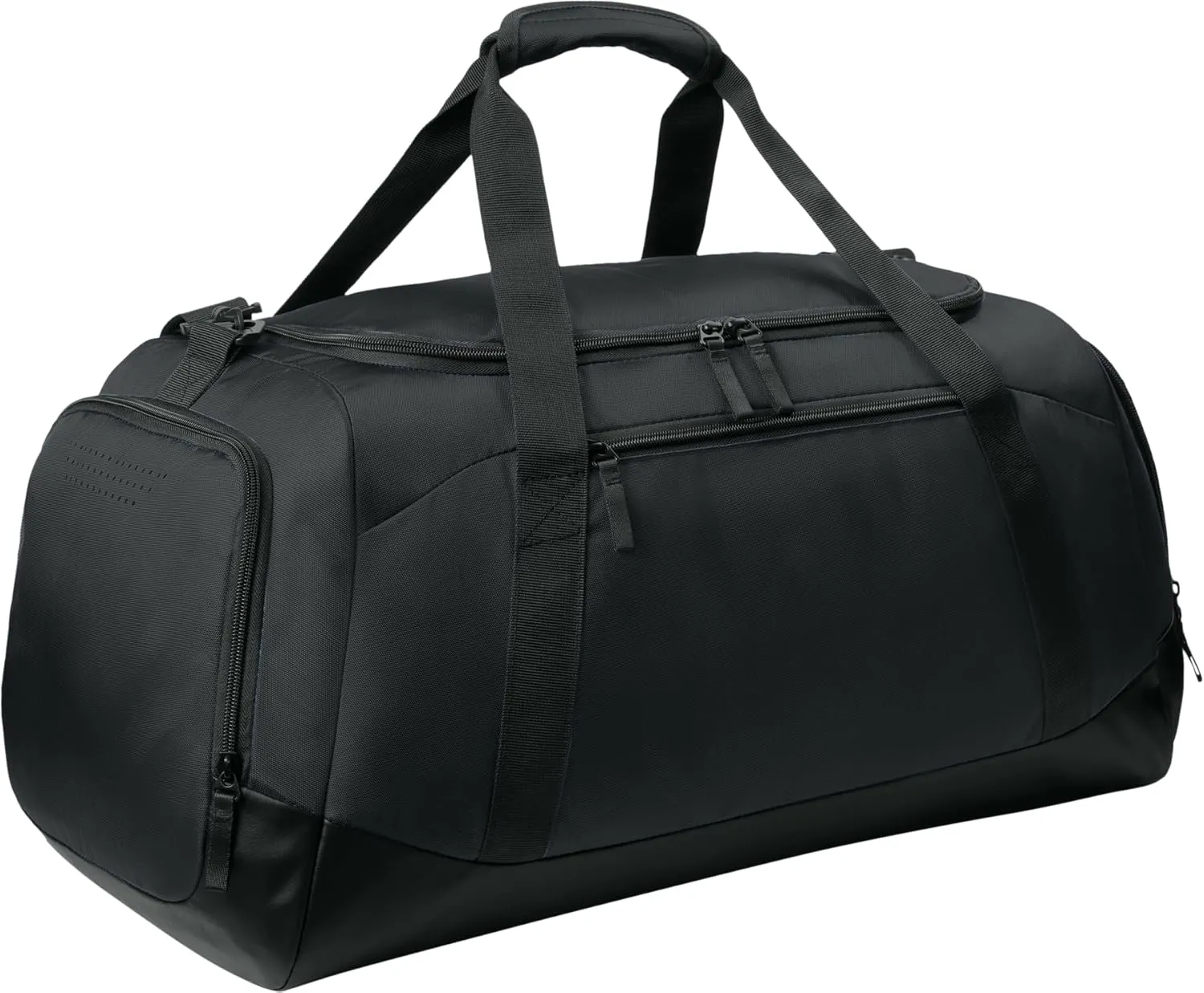 Personalized Large Sports Duffel Gym Bag for Women with Shoe Compartment, Durable Duffle Bag for Travel and Fitness, Spacious Storage, Adjustable Strap (Custom Upload, Black)