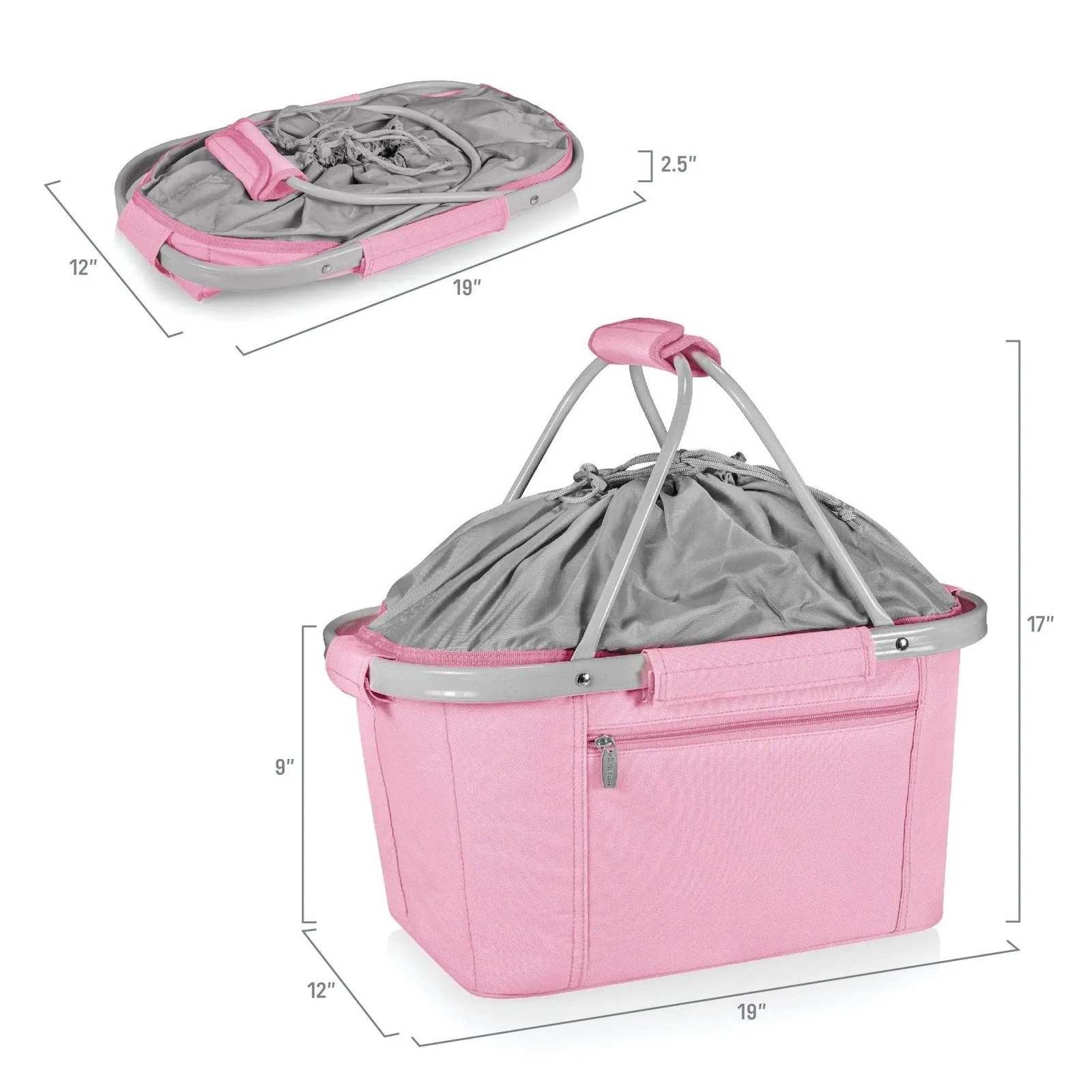 Picnic Time Metro Basket Collapsible Cooler Tote