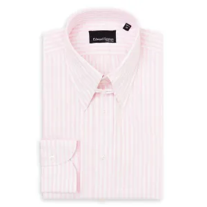 Pink Candy Stripe Shirt Tab Collar Shirt