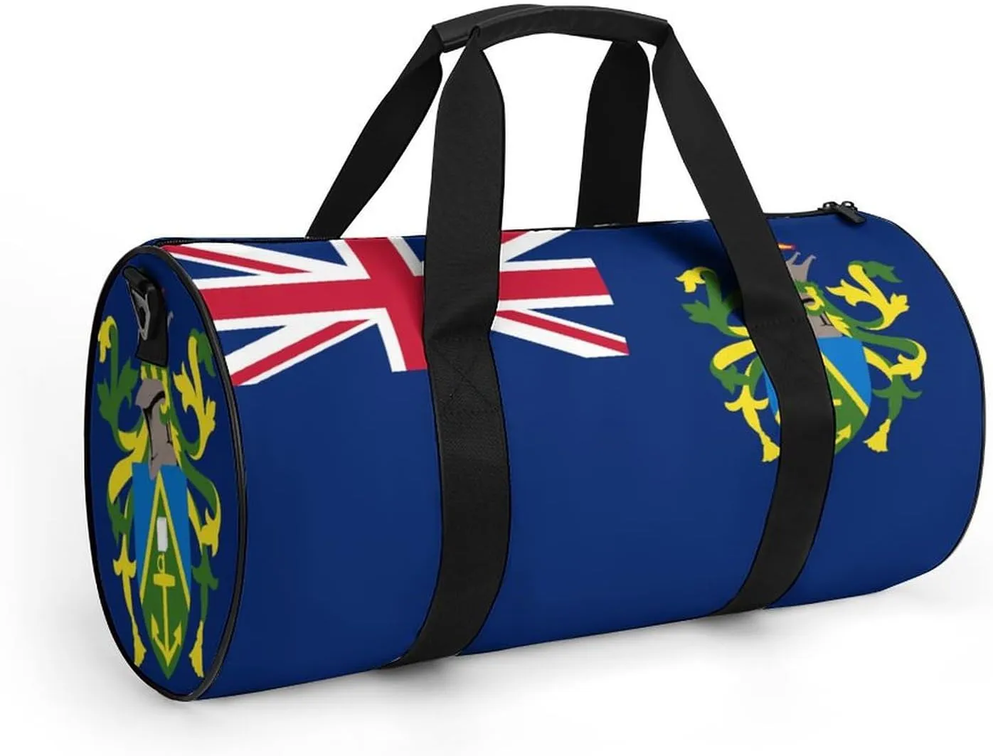 Pitcairn Lslands Flag Gym Duffel Bag for Women Men Dry Wet Pocket Travel Tote