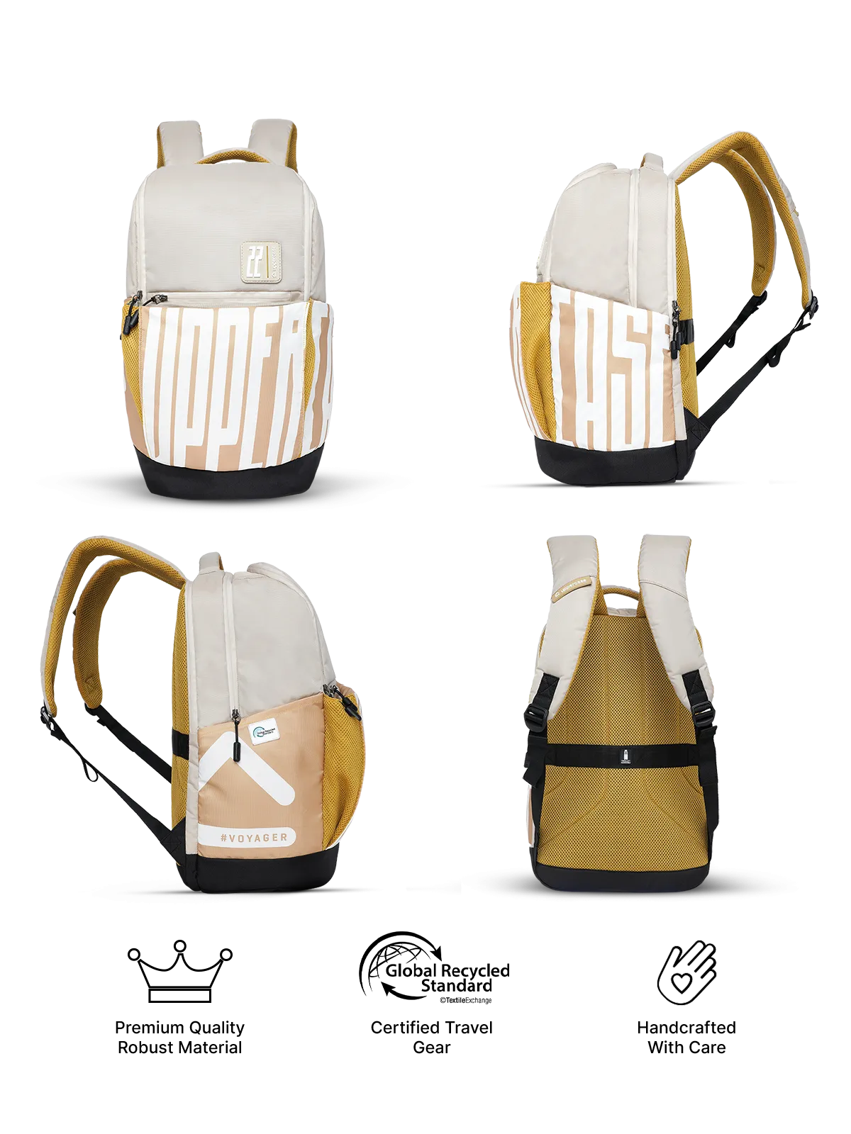 Pixel 03 2024 Beige Backpack