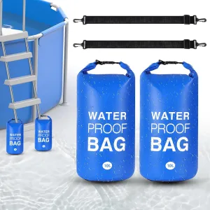Pool Step Weights, 2Pcs Universal No Breaken Pool Ladder Weights for Above Ground and in-Ground Pool Steps, Waterproof Pool Sand Stair Weights for Pool Steps, Easy&Quick Fill Sand (10L)