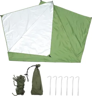 POPETPOP 1set Tarp Awning Tent for People Multi-Functional Outdoor Lightweight Camping Accessory for Beach and Picnic Use
