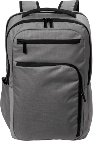 Port Authority Impact Tech Backpack BG225, Gusty Grey Heather, OSFA