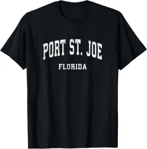 Port St. Joe Florida FL Vintage Athletic Sports Design T-Shirt
