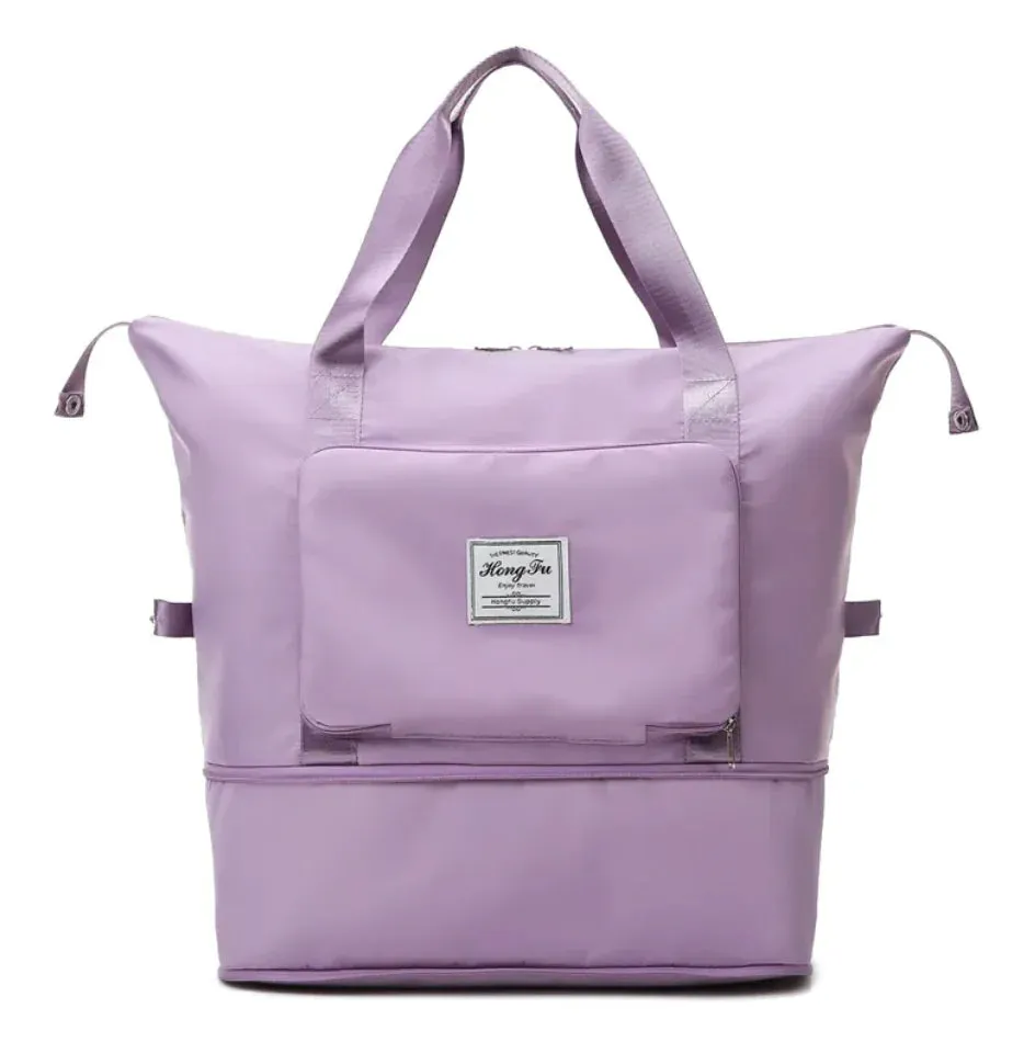 Portable Sports Shoulder Bag with Dry and Wet Separation