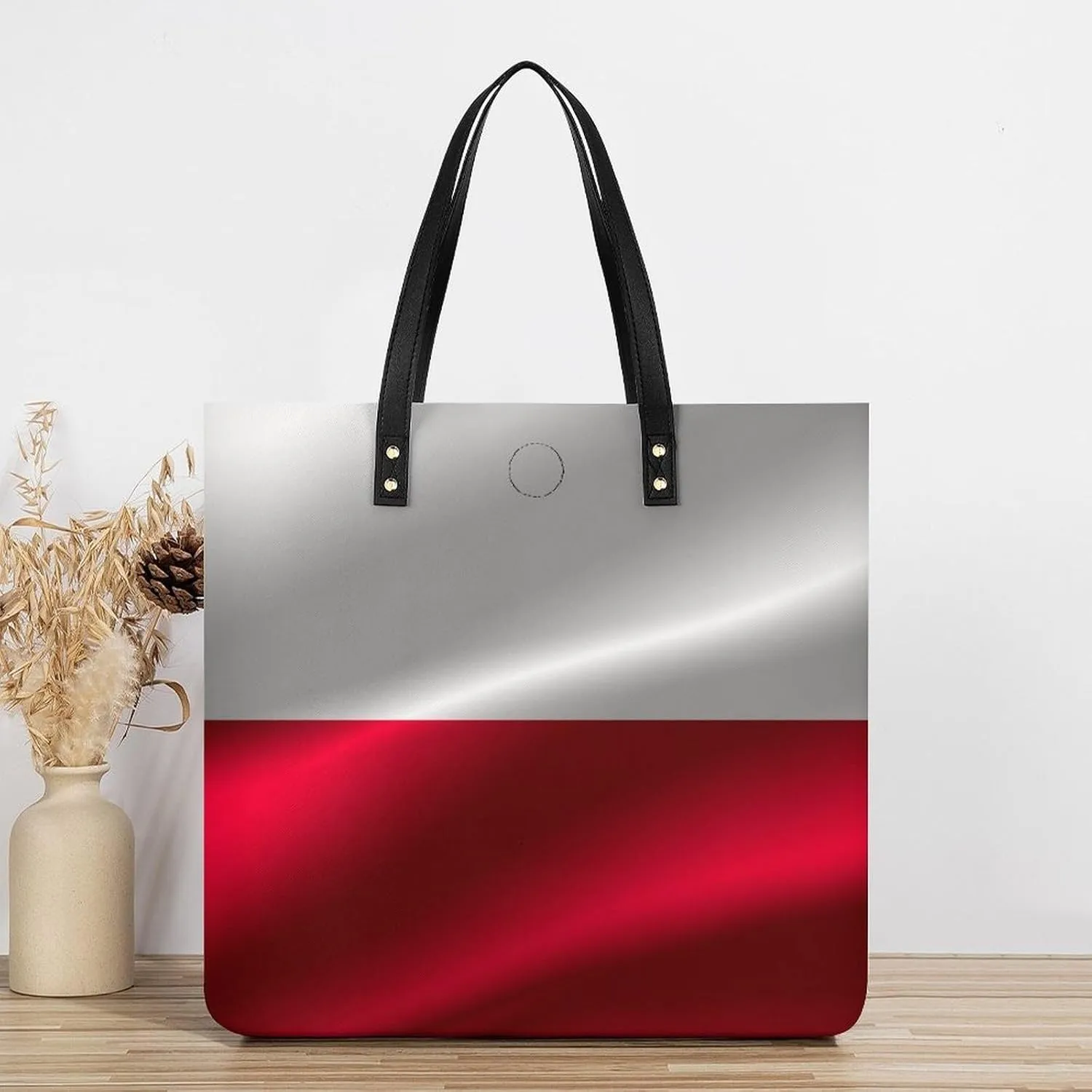 Pu Leather Tote Women Weekender Bag Shopping Handbag Travel Purse