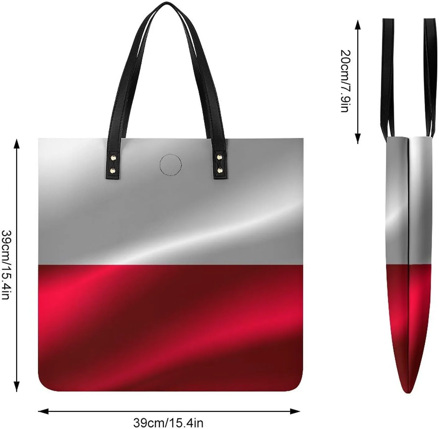 Pu Leather Tote Women Weekender Bag Shopping Handbag Travel Purse