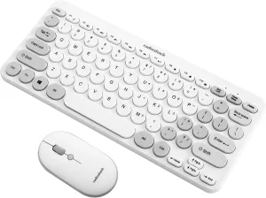RadioShack Wireless Keyboard & Mouse Combo 2.4 G (White)