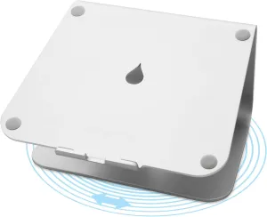 Rain Design mStand360 Laptop Stand with Swivel Base, Silver (Patented) - 10036