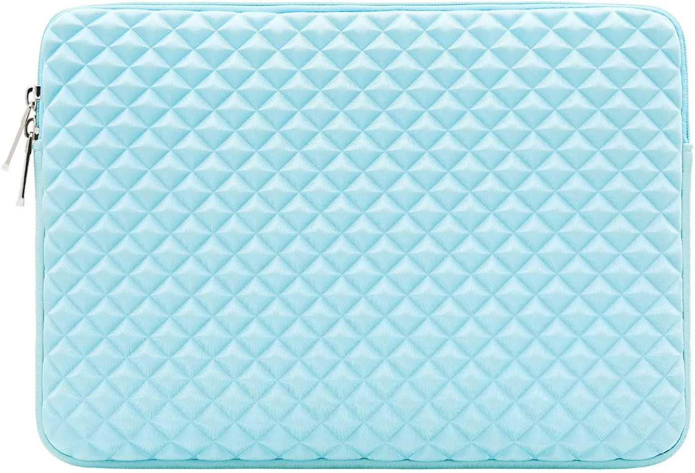 RAINYEAR 16 Inch Laptop Sleeve Diamond Foam Shock Resistant Padded Protective Case Fluffy Lining Zipper Cover Carrying Bag Specially Compatible with New 16" MacBook Pro A2141 A2485 M1 M2 M3 M4(Blue)