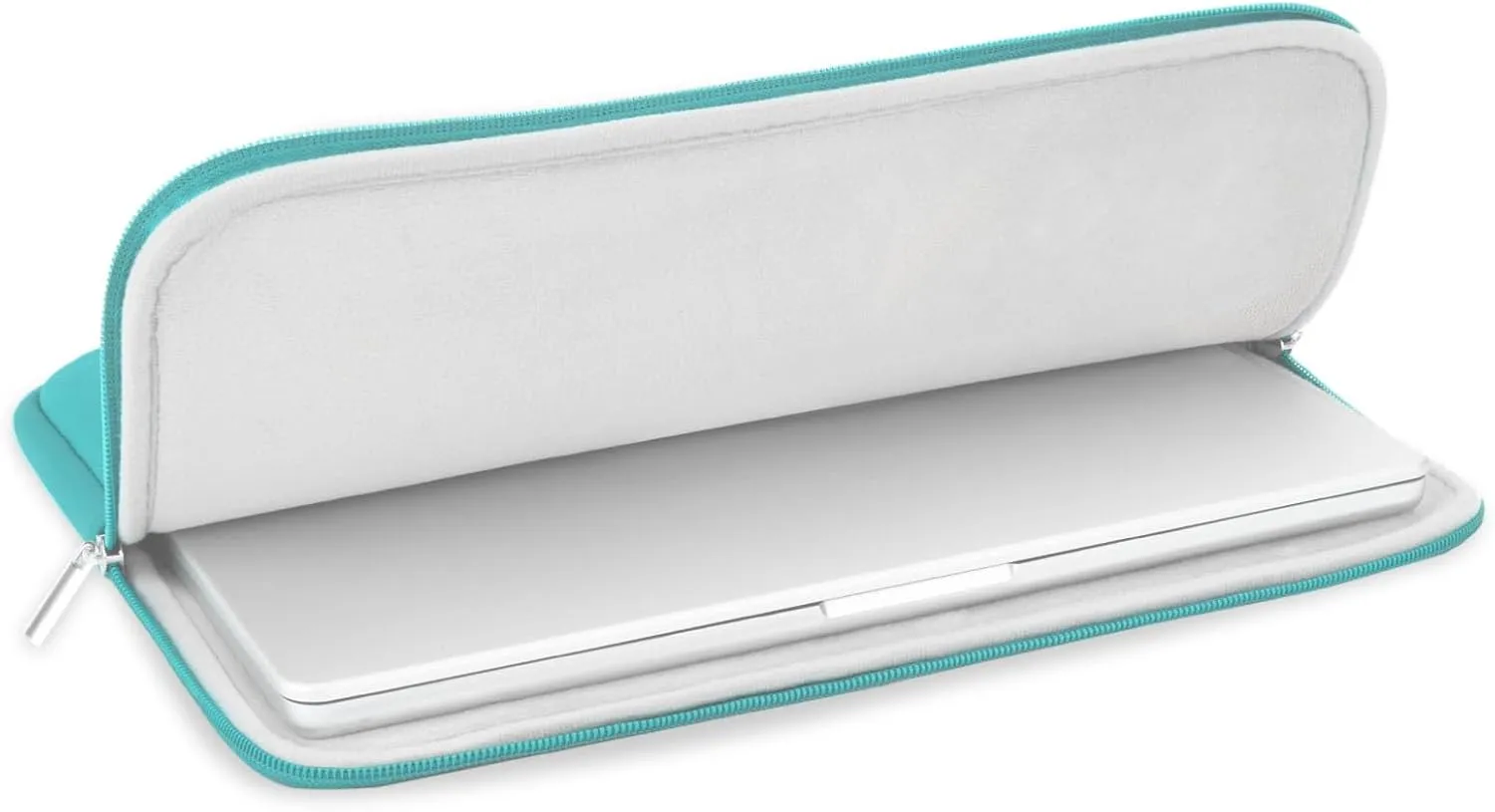 RAINYEAR Laptop Sleeve Case Compatible with 13.3 Inch Notebook Computer Chromebook 14" MacBook Pro M1 M2 M3 M4 Pro/Max Soft Bag Protective Cover with Accessories Pouch (Blue, Upgraded Version)