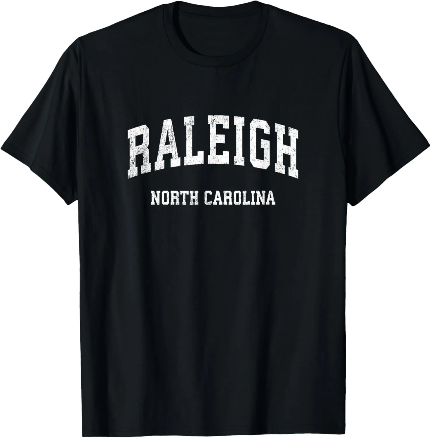 Raleigh North Carolina NC Vintage Athletic Sports Design T-Shirt