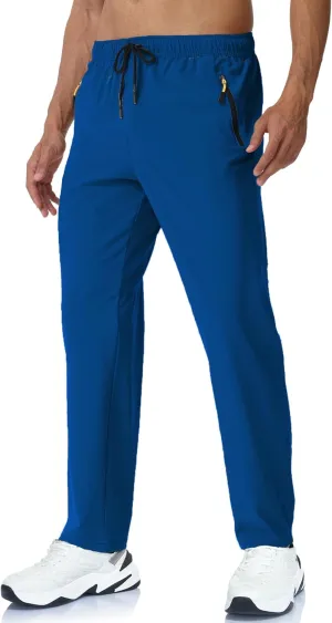 Rapoo Mens Lightweight Hiking Pants Quick Dry Stretch Joggers for Running Workout Casual