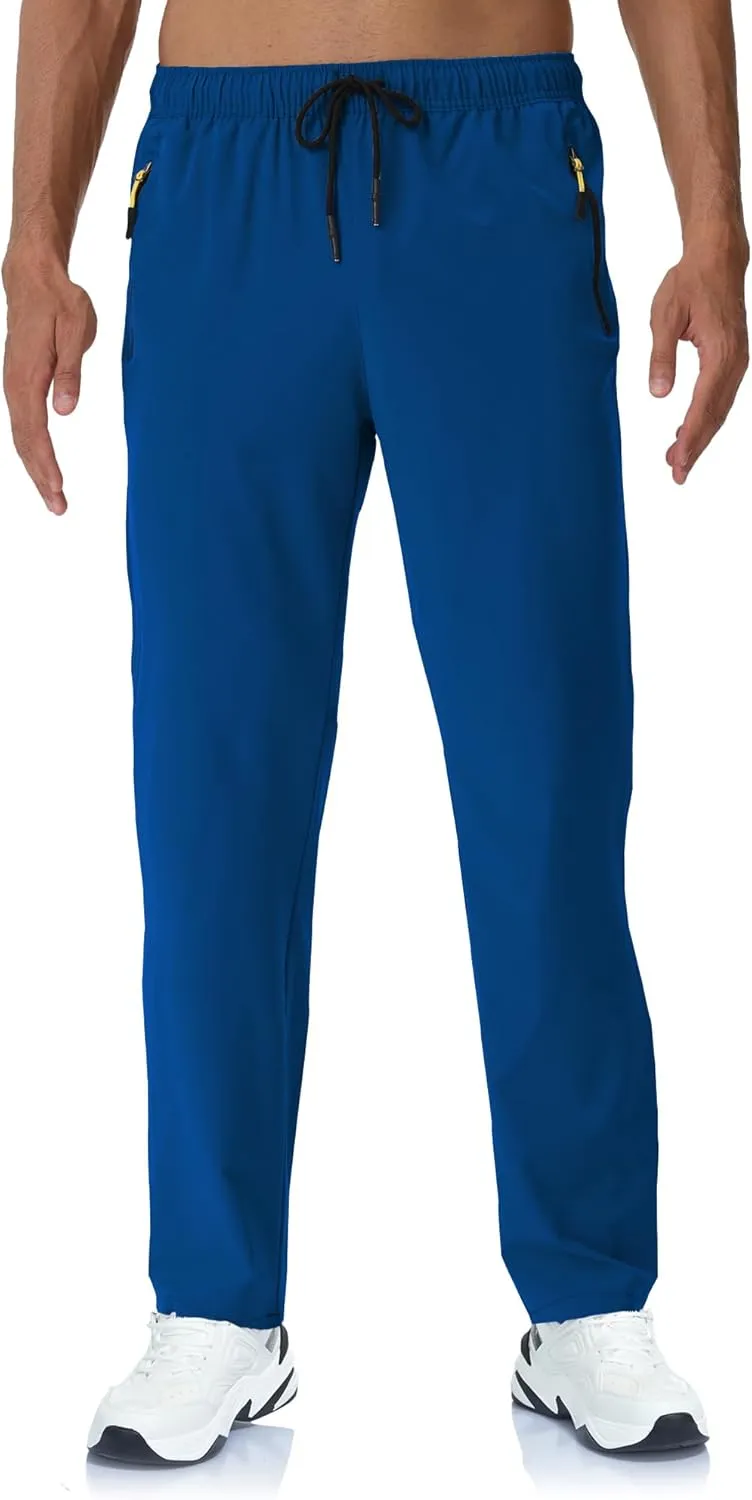Rapoo Mens Lightweight Hiking Pants Quick Dry Stretch Joggers for Running Workout Casual