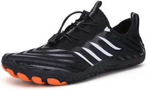 Recyphi Men’s Minimalist Barefoot Beach Shoes Athletic Hiking Shoes for Swimming Water Yoga Surf Outdoor Sports