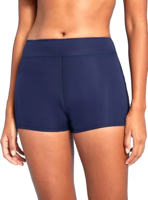 RELLECIGA Women's High Waisted Board Shorts Boyshorts Swim Bottoms Swim Shorts Women