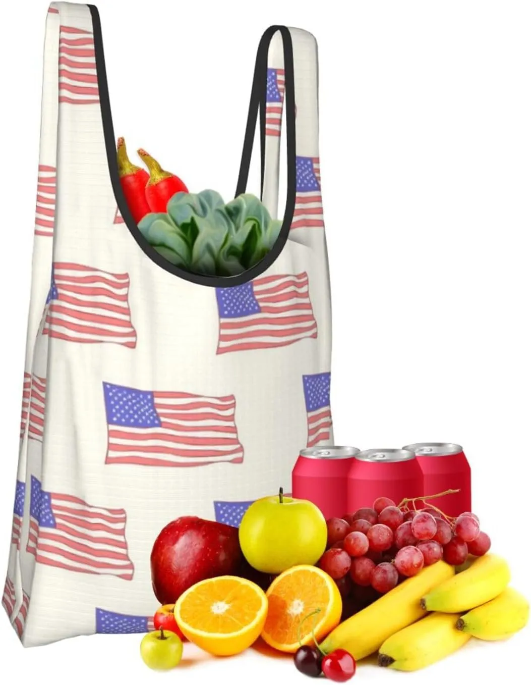 Reusable Grocery Shopping Bags Foldable, Suitble Shopping Holiday Trip, Mother's Day for Mom Cupcakes