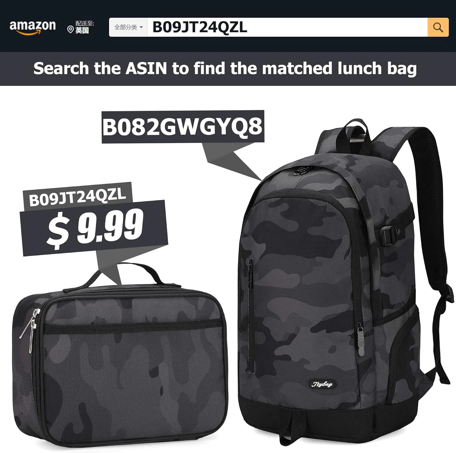 rickyh style School Backpack Travel Bag for Men & Women Lightweight College Back Pack with Laptop Compartmen