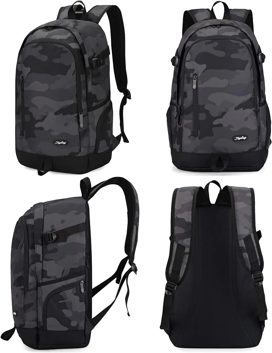 rickyh style School Backpack Travel Bag for Men & Women Lightweight College Back Pack with Laptop Compartmen