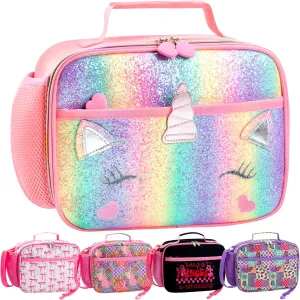 RLGPBON Kids Lunch Bag,Insulated Lunch Box for Girls Boys,Lunch Bag Toddler Teen,School Daycare Cute Travel bags