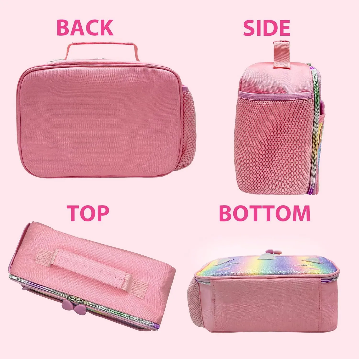 RLGPBON Kids Lunch Bag,Insulated Lunch Box for Girls Boys,Lunch Bag Toddler Teen,School Daycare Cute Travel bags
