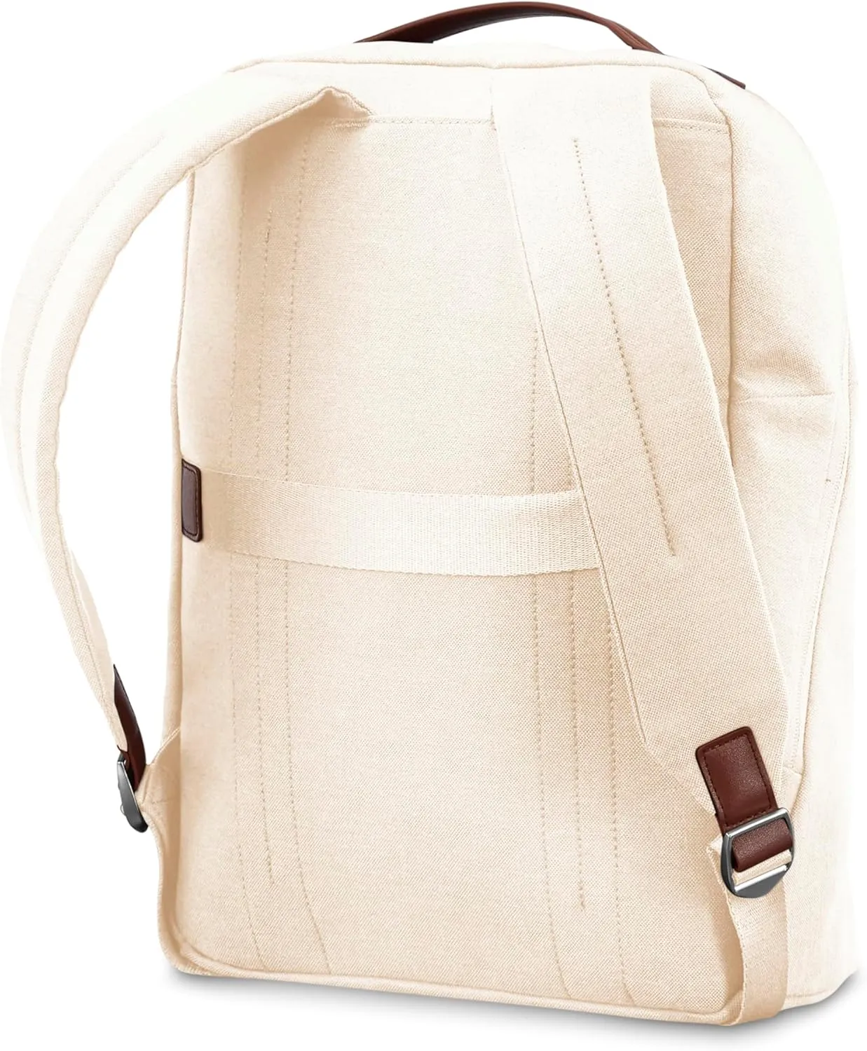 Samsonite Virtuosa Carry-On Travel Backpack with Padded Laptop Sleeve, Off White