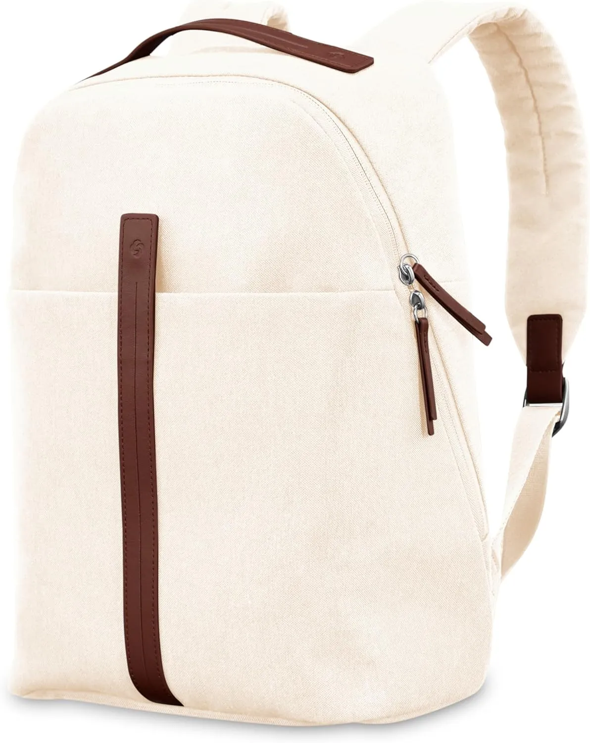 Samsonite Virtuosa Carry-On Travel Backpack with Padded Laptop Sleeve, Off White