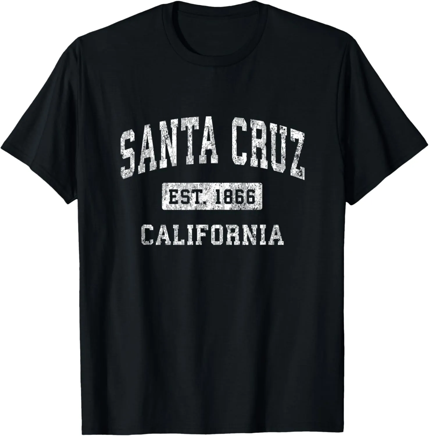 Santa Cruz California CA Vintage Established Sports Design T-Shirt