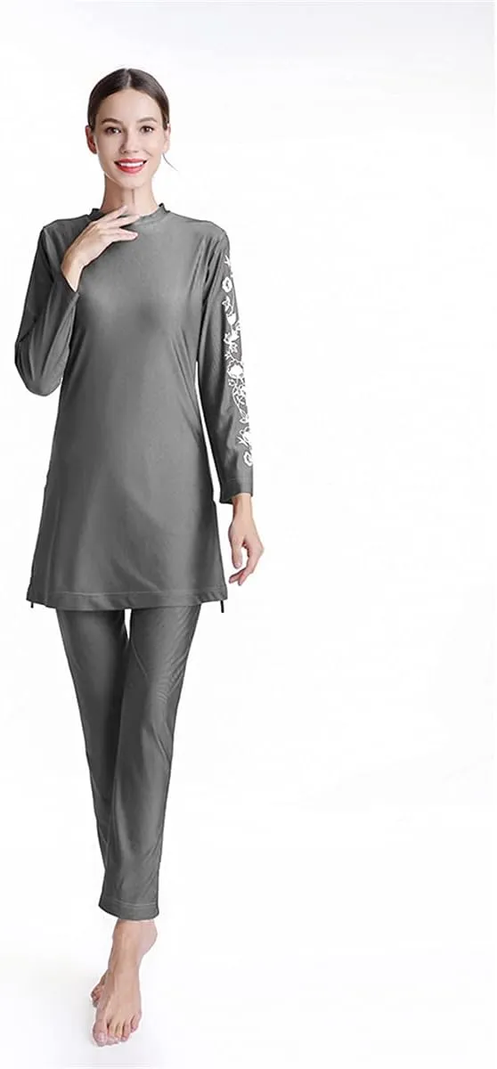 SARBUTER Muslim Swimwear for Women Modest Full Cover Swimsuit Long Sleeve Hijab Burkini