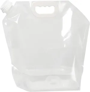 SBTRKT Water Bags with Faucet Water Tank Foldable Portable Drinking Outdoor Camp Cooking Picnic BBQ Water Container Bag 5L/10L (Color : White 5L no Faucet)