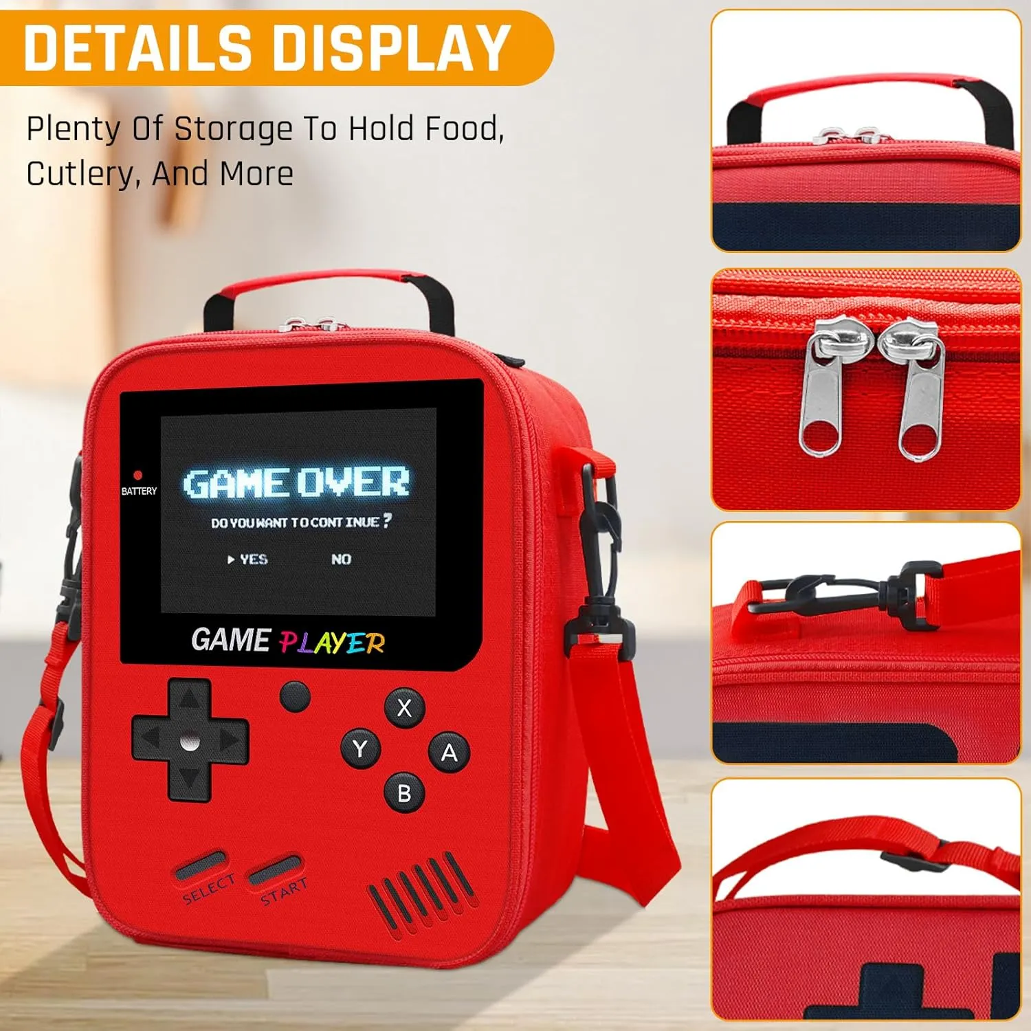 School Backpack For Boys - Gamer Boys Backpack For Kids Children Teens Elementary Middle School - Ages 6-18，17″
