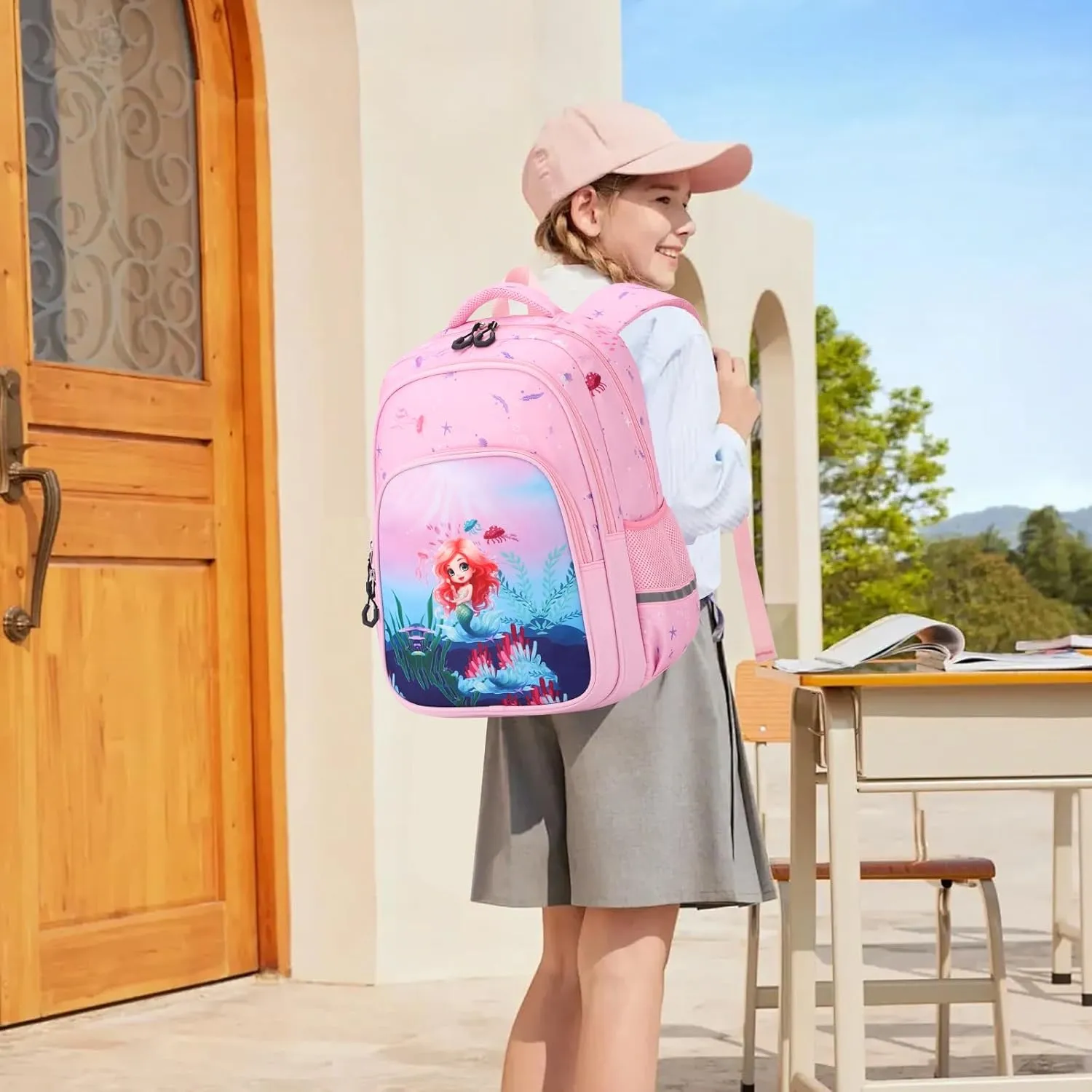 School Backpack Kids Set Middle Elementary Preschool with Lunch Bag & Pencil Case Bookbags for Boys Girls