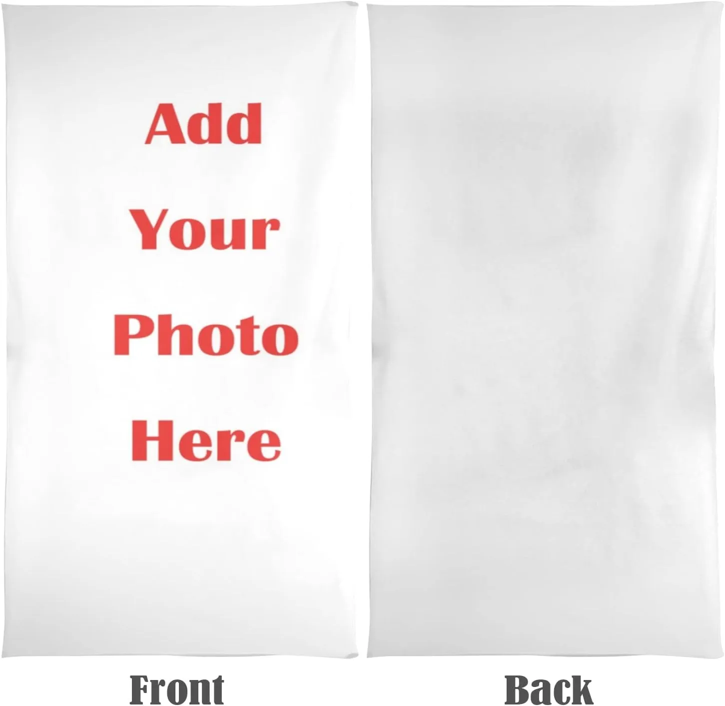 senya Custom Beach Towel - Add Your Photo -Beach Blanket Mat 71”x 31” Pool Towel Portable for Beach Festival Picnic Travel Outdoor Camping