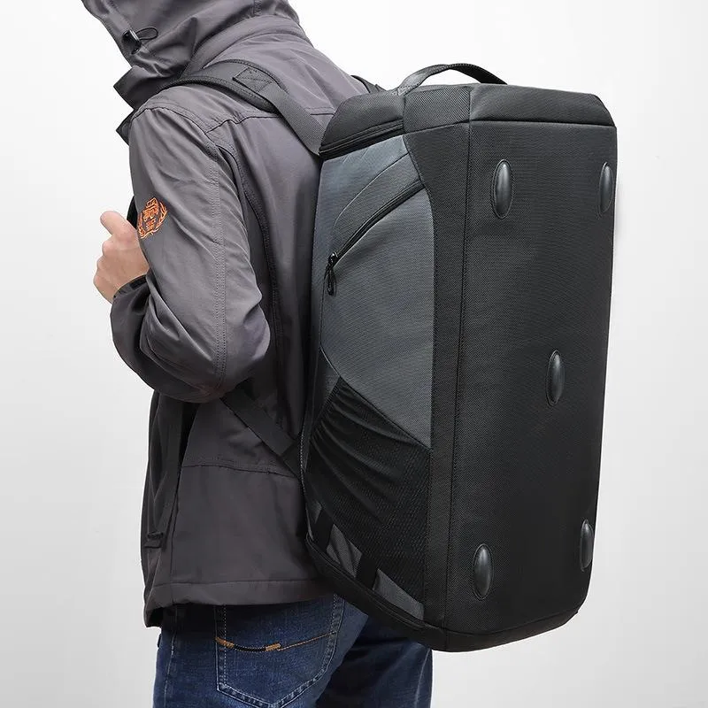 Separate Wet / Dry Large Gym Bag - Black