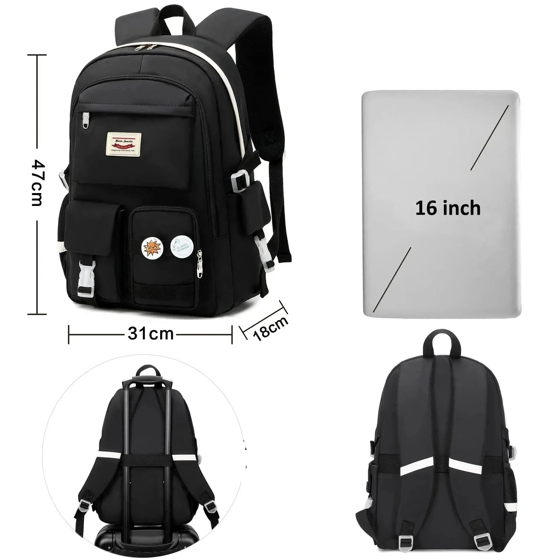 Shane | Women's Waterproof Anti-Theft Laptop Travel Backpack