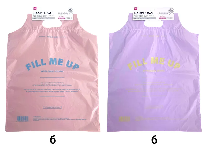 Shopping Bags -Candy Color 1.14 Ft X 1.47Ft X 2.36In 4Pcs-