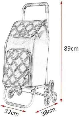 Shopping Trolley Grocery Shopping Cart Shopping Trolleys Household Portable Shopping Cart Aluminum Alloy Folding Trolley Wheeled Multifunctional Cart Folding Shopping Trolley Cart Grocery Cart(Black)