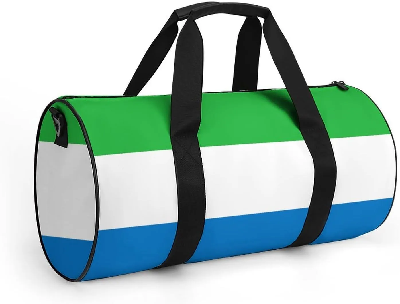 Sierra Leone Flag Travel Duffel Bag with Wet Pocket for Boys Girls Gym Weekender Tote