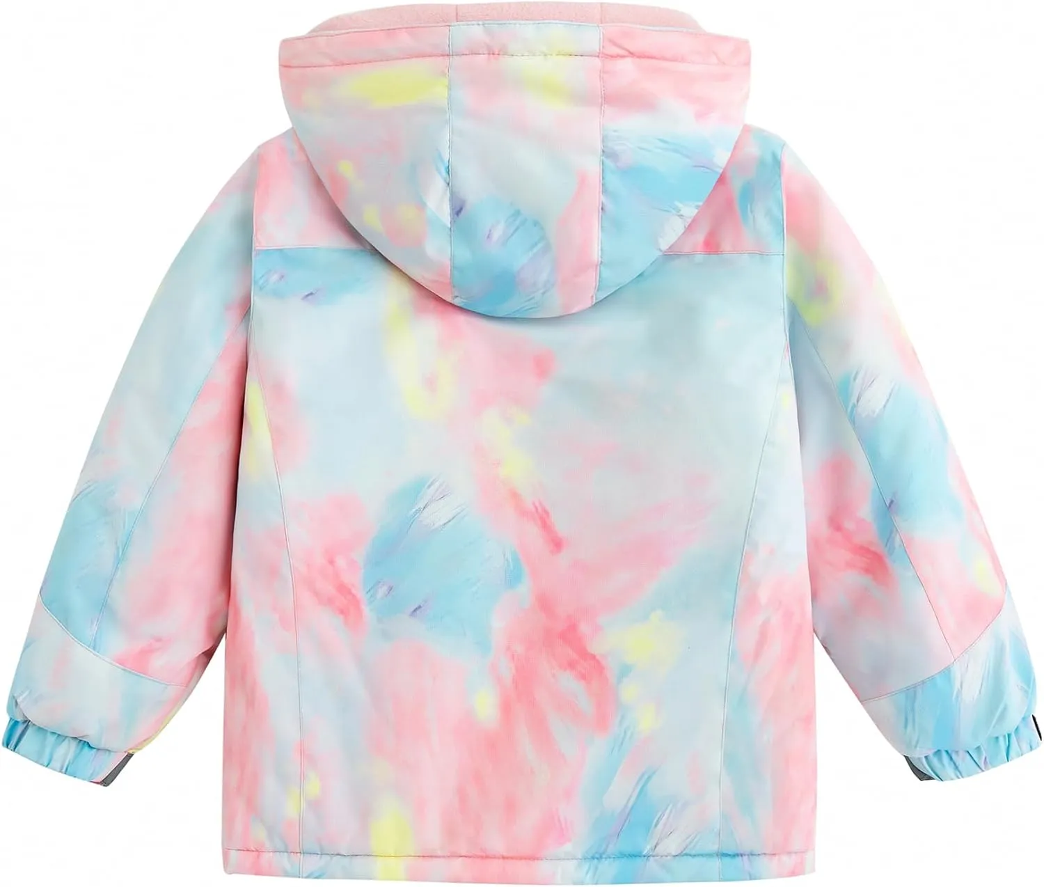 Simplee kids Girls Waterproof Ski Snow Jacket Fleece Raincoat Colorful Winter Coat Warm Hooded