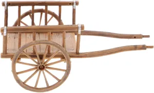 Simulation Cart Miniature Farming Cart Model Dollhouse Miniature Barrows Simulation Cart Ornaments Micro Landscape Decorations Ancient Wagon Farm Tool Tiny Shopping Cart