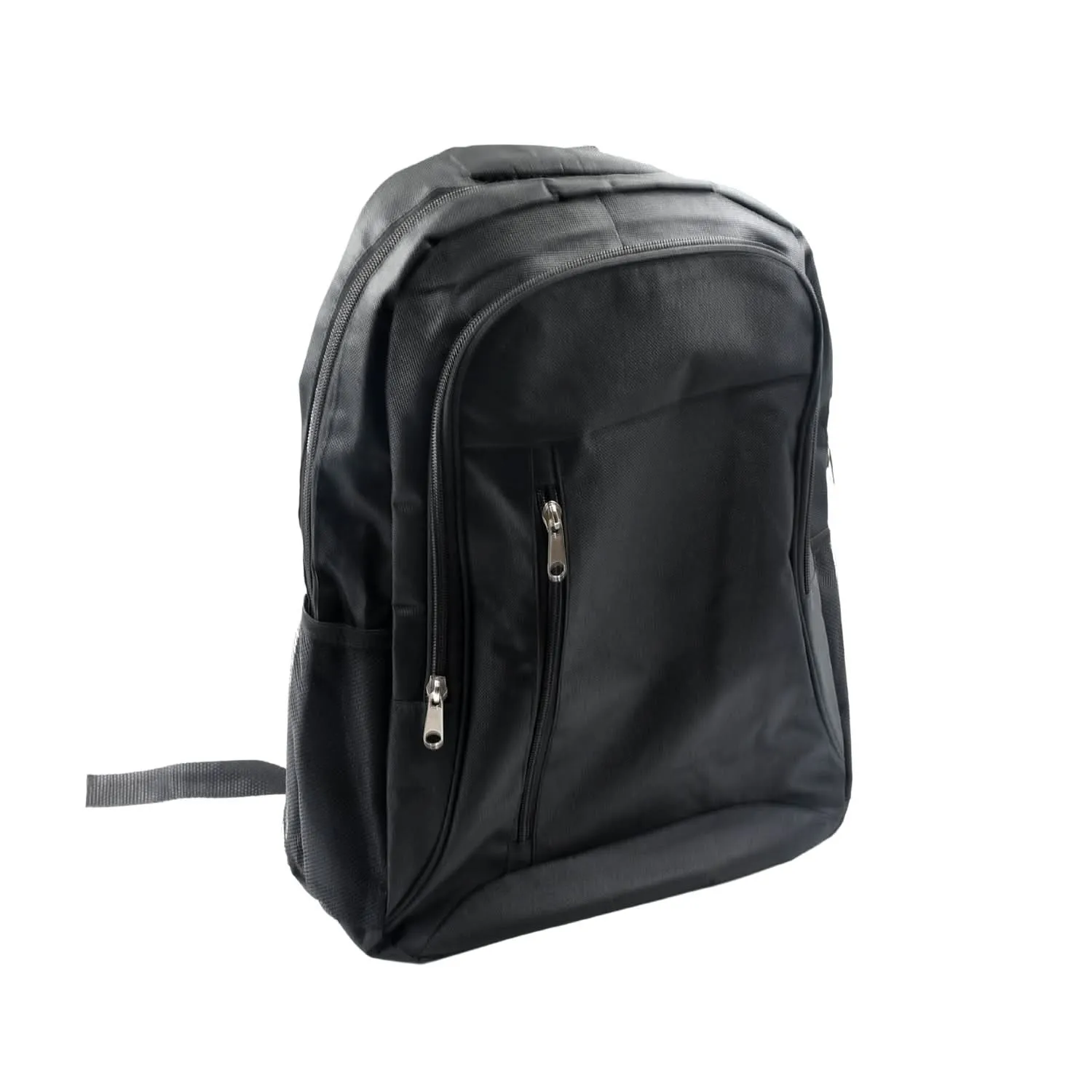 Slim Durable Polyester Laptop Backpack – Water-Resistant College Bag for Men & Women