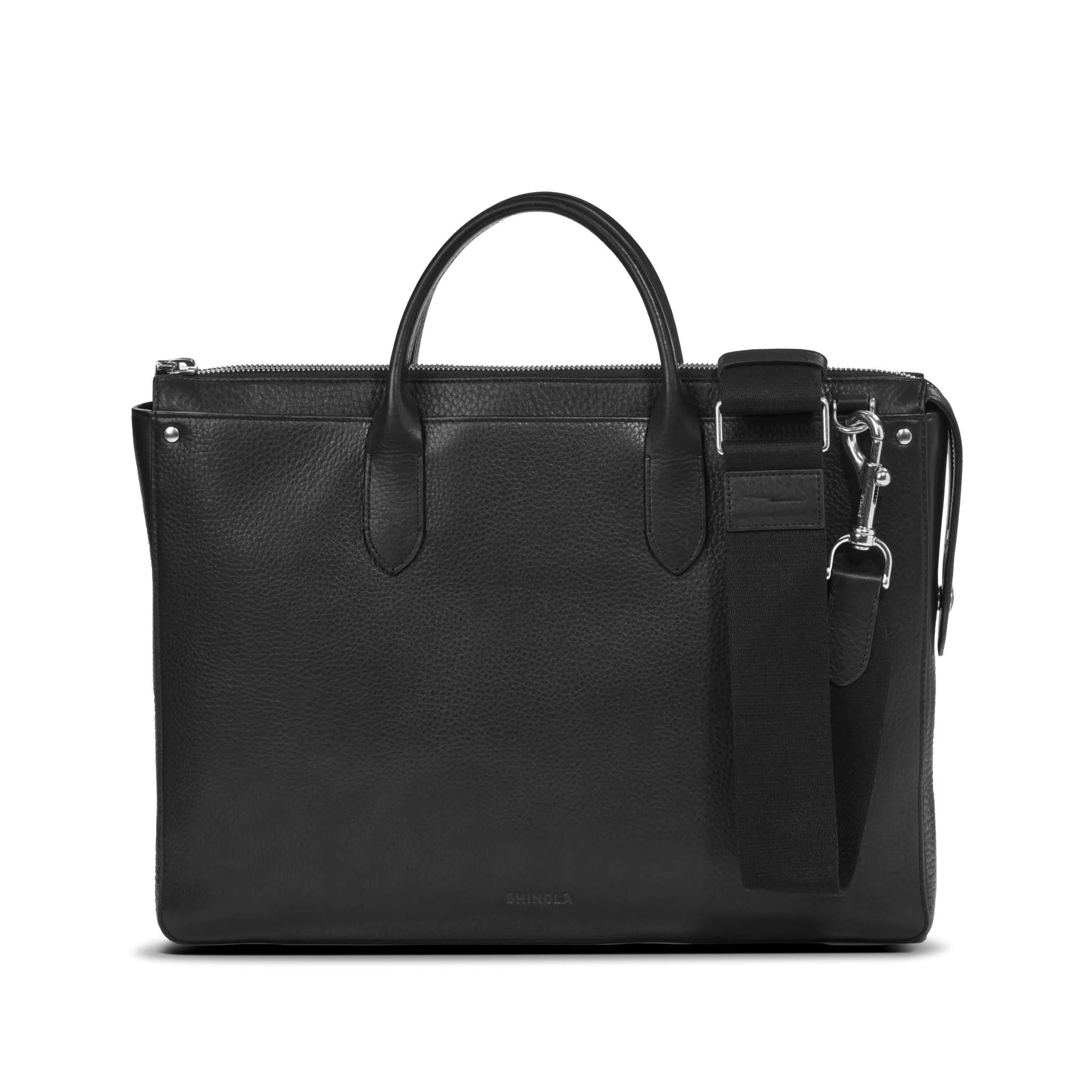 Slim Traveler Briefcase - Black