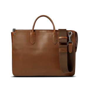 Slim Traveler Briefcase - Medium Brown