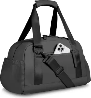 Small Gym Bag 14 inch for Women & Men Mini Gym Duffel Bag with Wet Compartment Waterproof Travel Duffle Bag for Sports Workout Dance