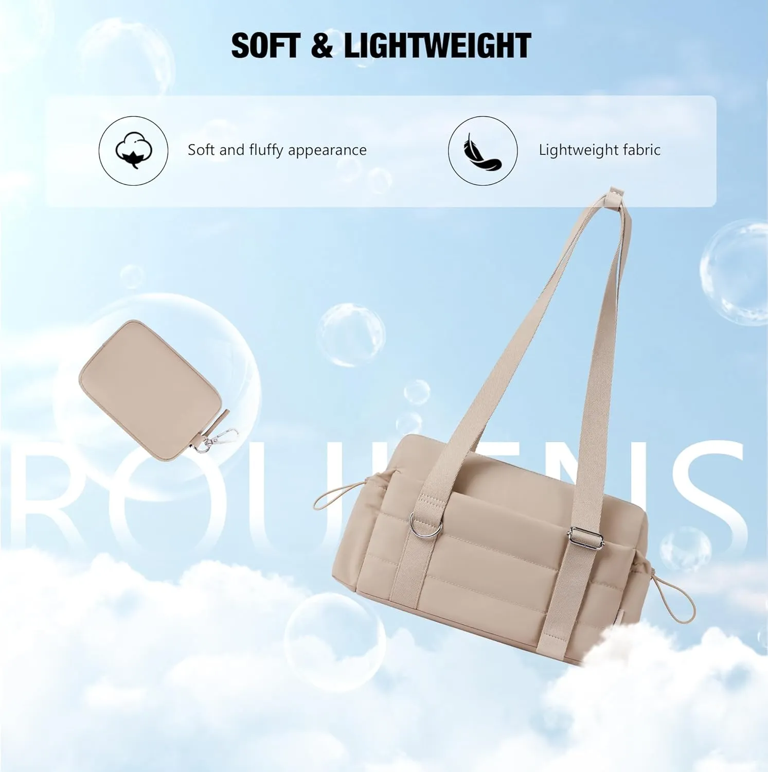 Small Gym Bag for Women 2 Set Mini Gym Duffle Bag with Wet Compartment and Coin Wallet, Gym Tote Bag for Workout/Sport/Travel