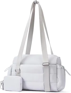 Small Gym Bag for Women 2 Set Mini Gym Duffle Bag with Wet Compartment and Coin Wallet, Gym Tote Bag for Workout/Sport/Travel
