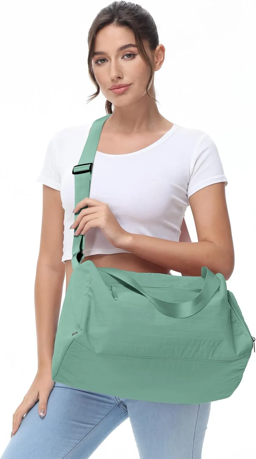 Small Gym Bag for women men, Stylish Compact Sports Bag, Small Duffle Bag Crossbody Bags for women men, Suitable For Gym Work Fitness Travel, 3 in 1 Duffle Bags